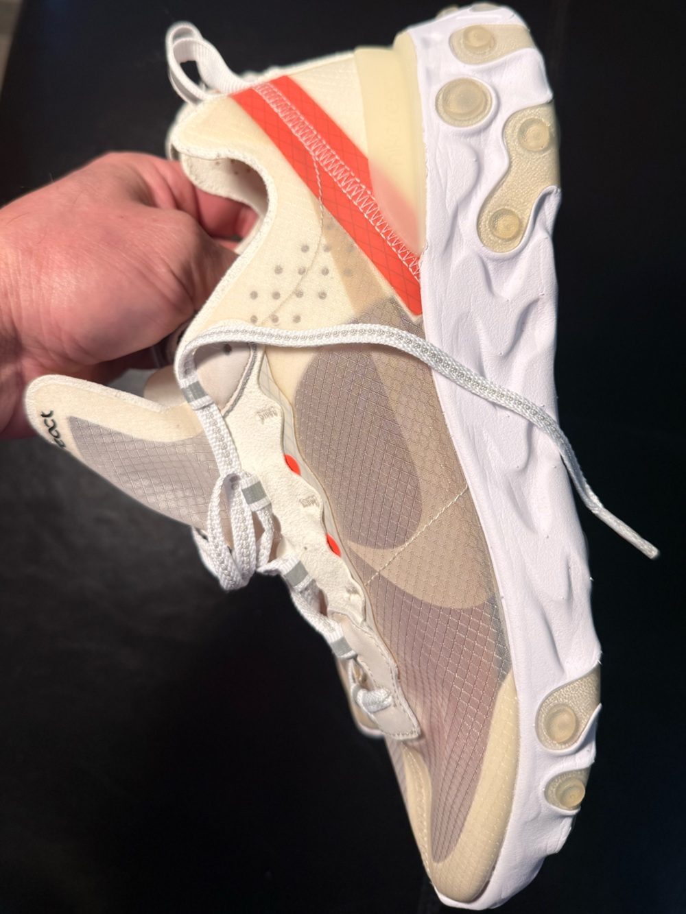 Nike React Element 87 Men's Shoes Size 8.5 / Women's Size 10 Cork Insole.